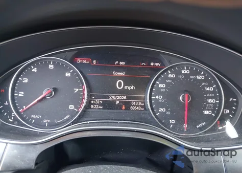 2016 Audi A6 2.0T Premium Plus z USA, uszkodzony, nr VIN WAUGFAFC4GN015597